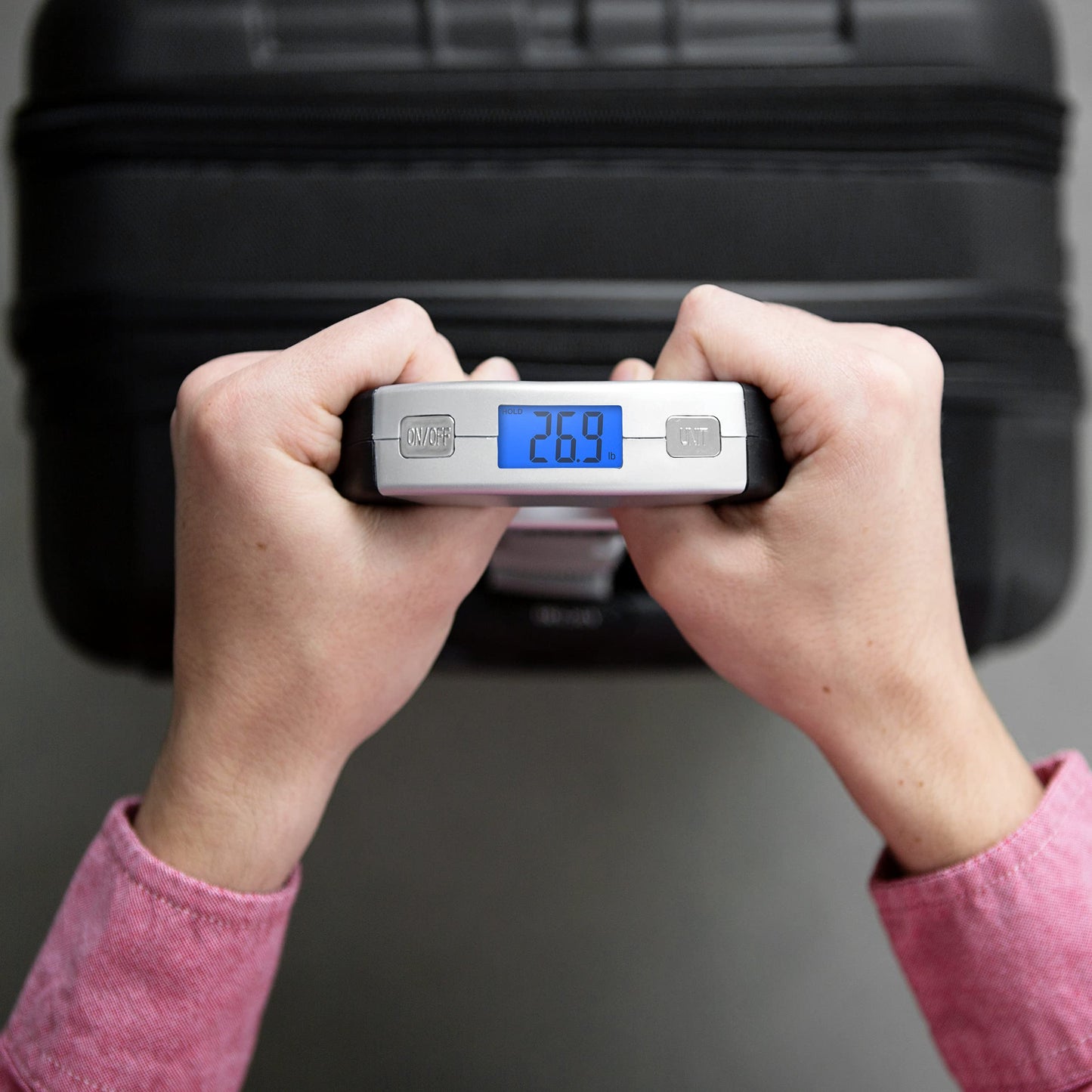 EatSmart Digital Luggage Scale - Portable Handheld Travel Scale with LCD Display, Measures up to