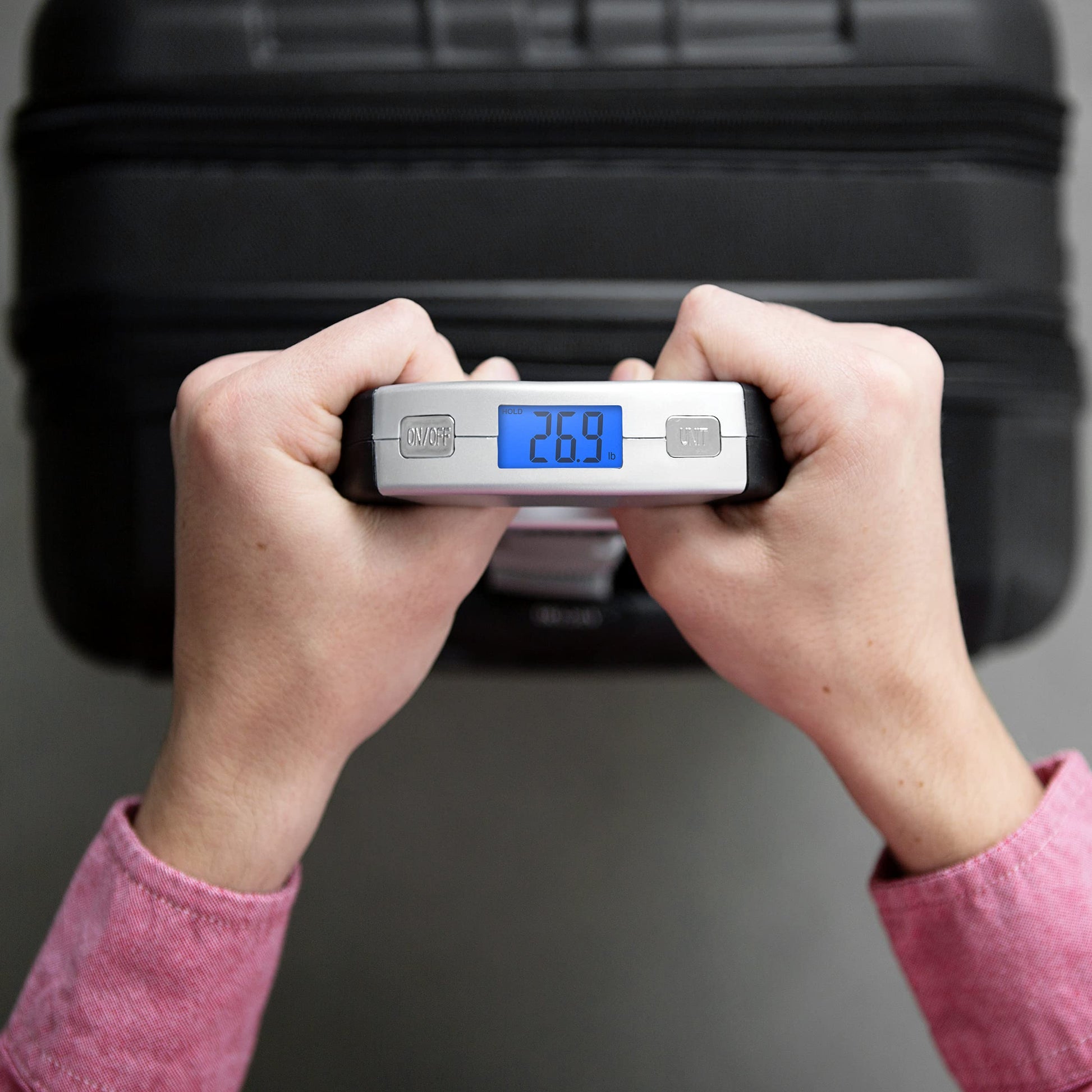 EatSmart Digital Luggage Scale - Portable Handheld Travel Scale with LCD Display, Measures up to