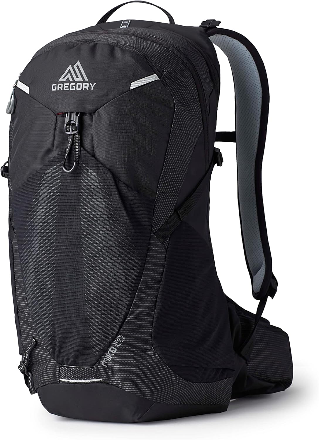 Gregory Miko 20 Unisex Day Hiking Backpack, One Size Fits All, Optic Black