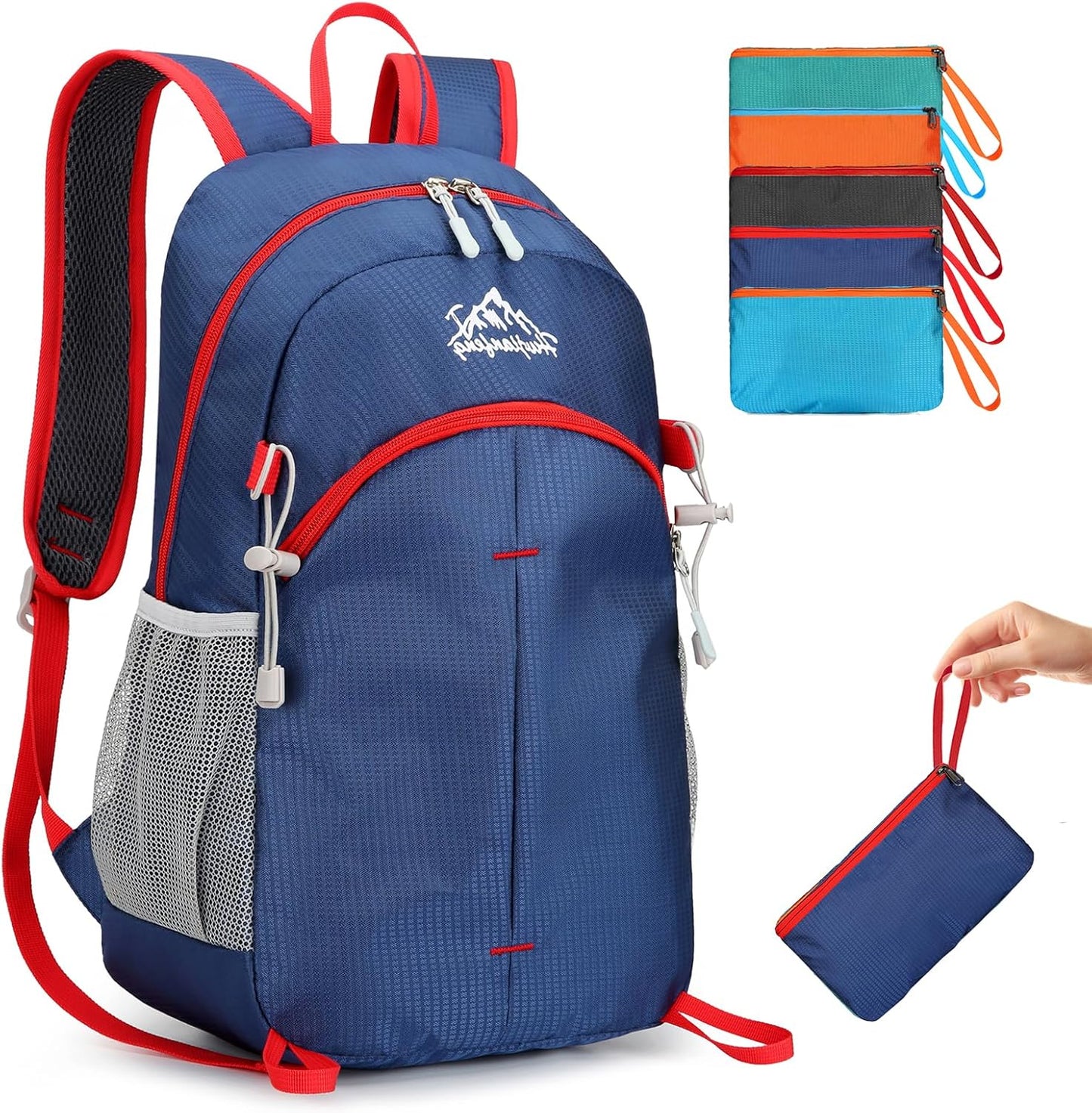20L Small Hiking Backpack, Lightweight Foldable Daypack Water-resistant Travel Camping Packable Backpack