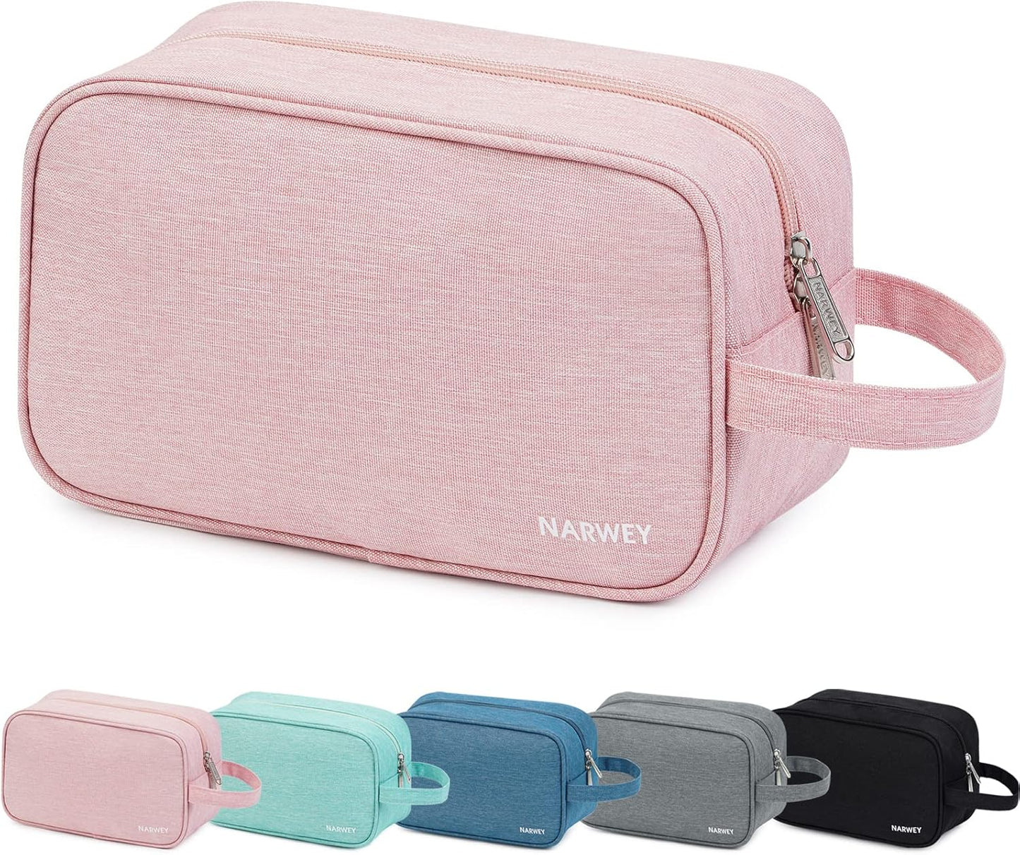 Narwey Travel Toiletry Bag for Women Traveling Dopp Kit Men Travel Bag for Toiletries Cosmetic Bag