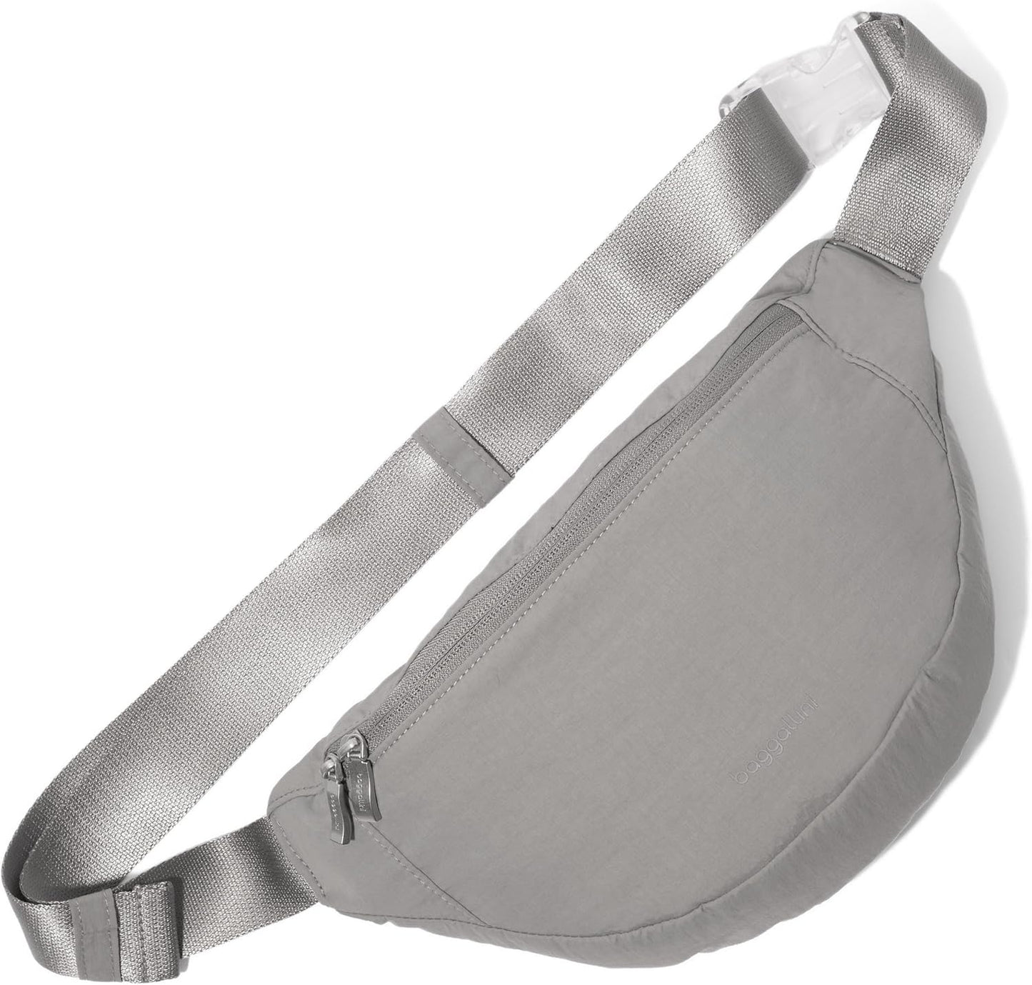 Baggallini Style Swift Belt Bag Sling Bag - Lightweight 12"x7" Crossbody Bag Fanny Pack Belt w/RFID and Adjustable Strap