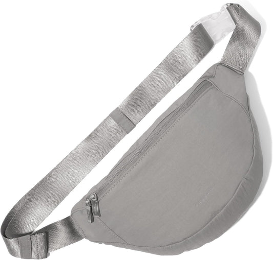 Baggallini Style Swift Belt Bag Sling Bag - Lightweight 12"x7" Crossbody Bag Fanny Pack Belt w/RFID and Adjustable Strap