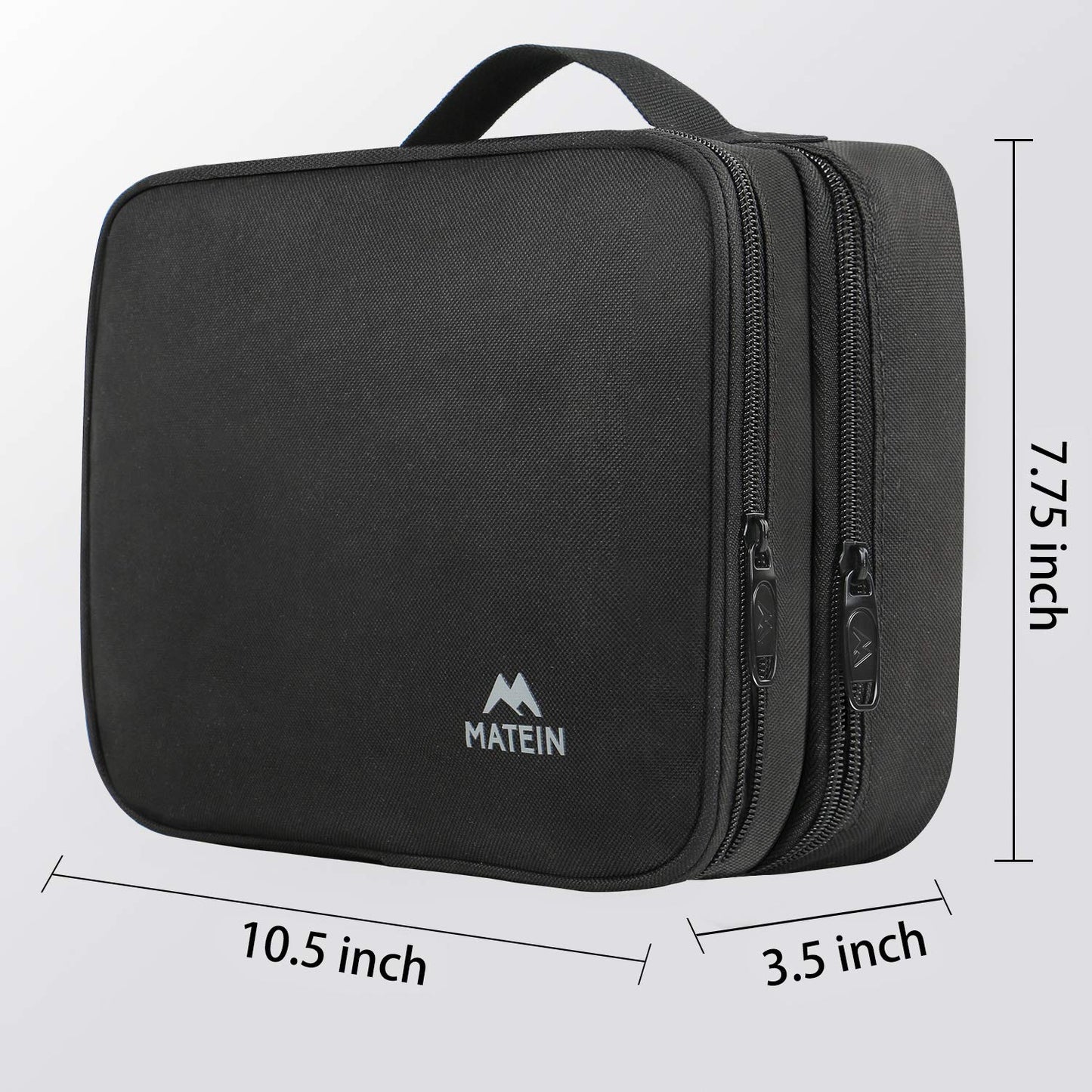 MATEIN Electronics Organizer Travel Case, Cable Organizer Bag, Black