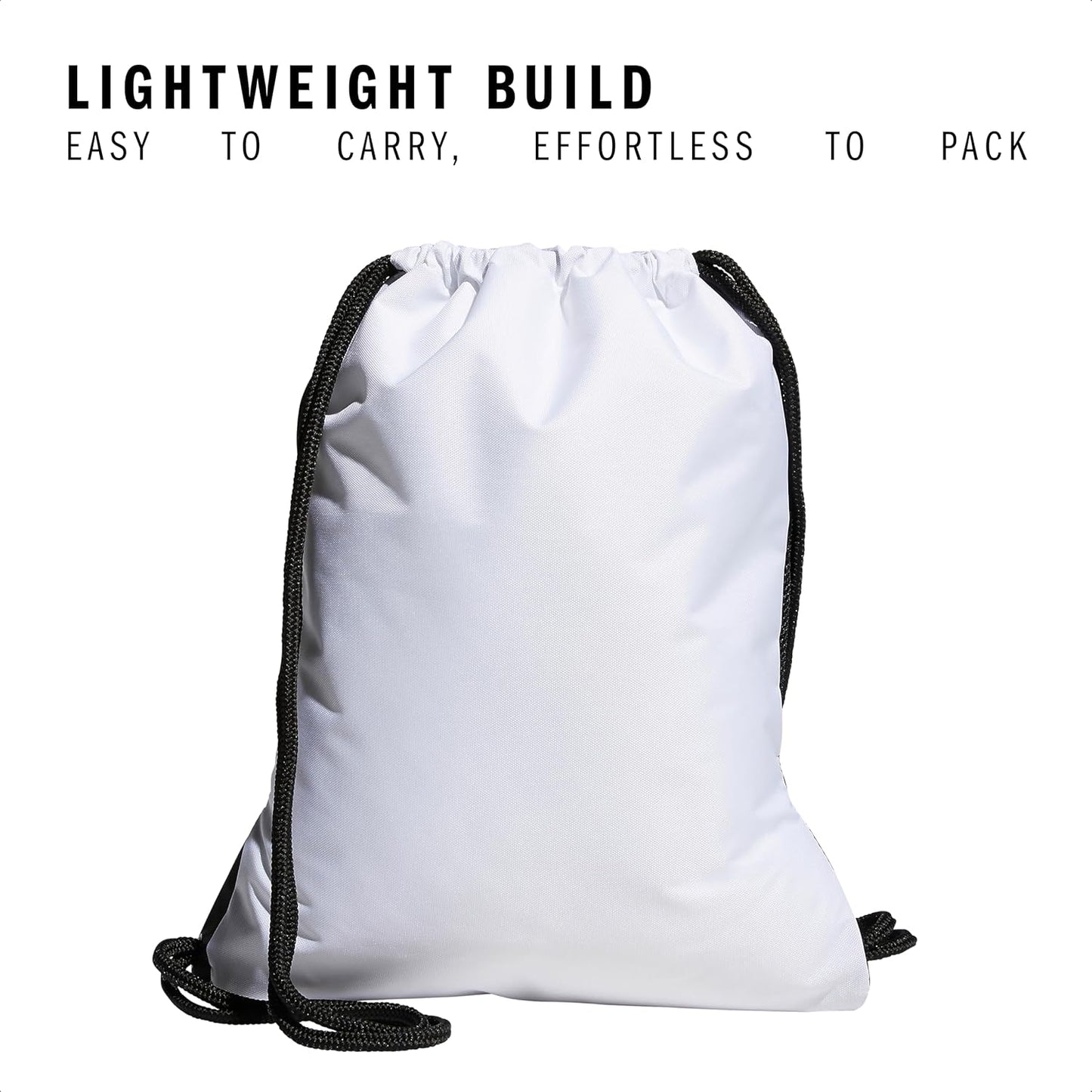 adidas Alliance Sackpack – Drawstring Backpack Small Bag for Men and Women
