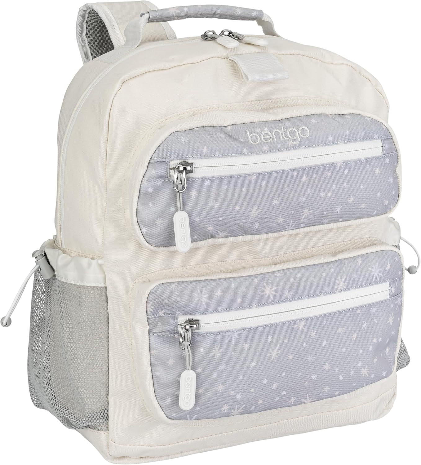 Bentgo Kids Backpack (Whimsy & Wonder Collection) - Lightweight 14’’ for School, Travel & Daycare - Ideal for Kids 4+, Durable & Water-Resistant, Roomy Interior, Loop for Lunch Bag (Starry Sprinkle)