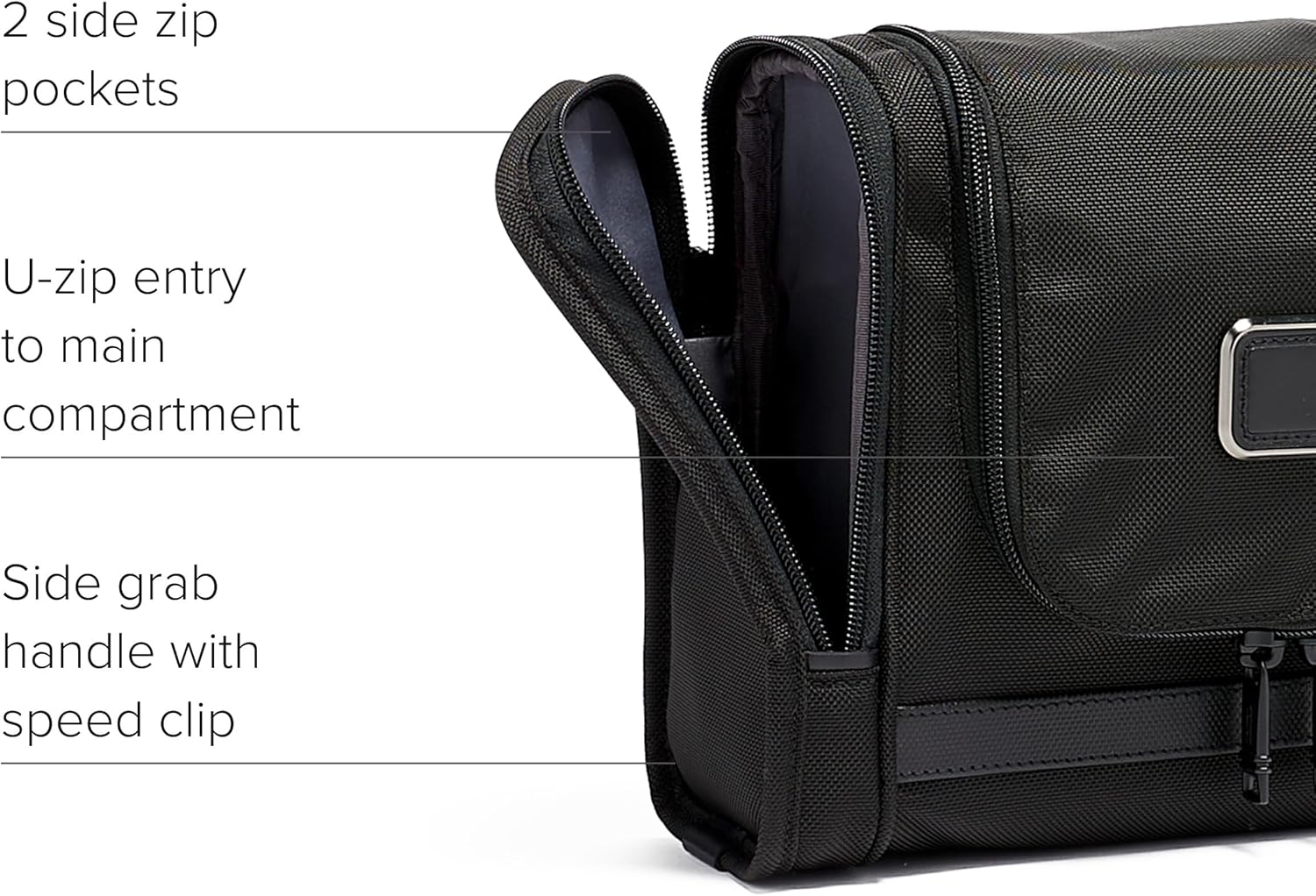 TUMI - Alpha Hanging Travel Kit - Toiletries and Cosmetics Organizer - Travel Essentials Bag with