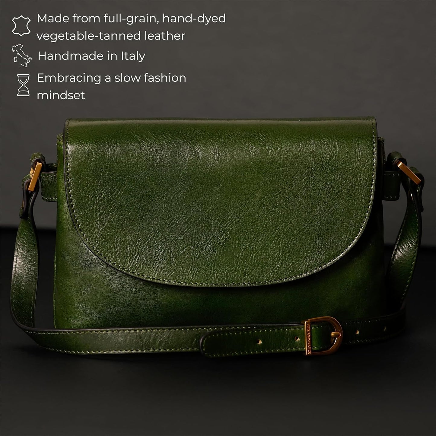 Time Resistance Leather Cross Body Bag for Women - Handbag - Shoulder Bag - Messenger - Purse