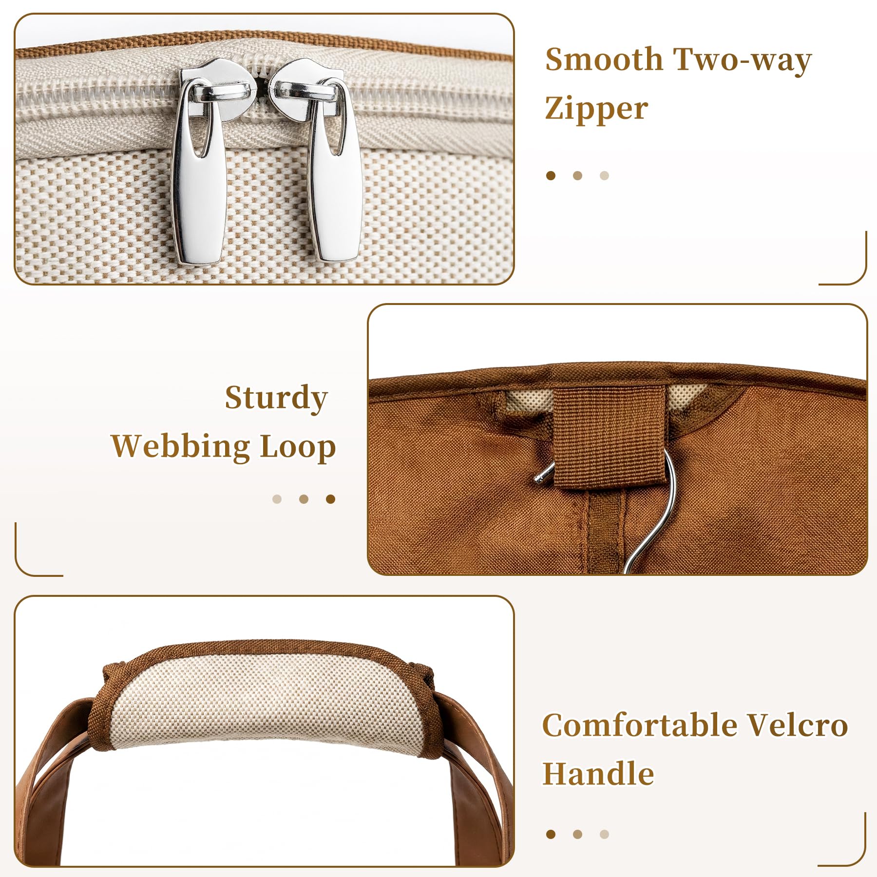 MISSLO Carry on Garment Bags for Travel for Women 56" Foldable Dress Bag with Large Pockets Bag