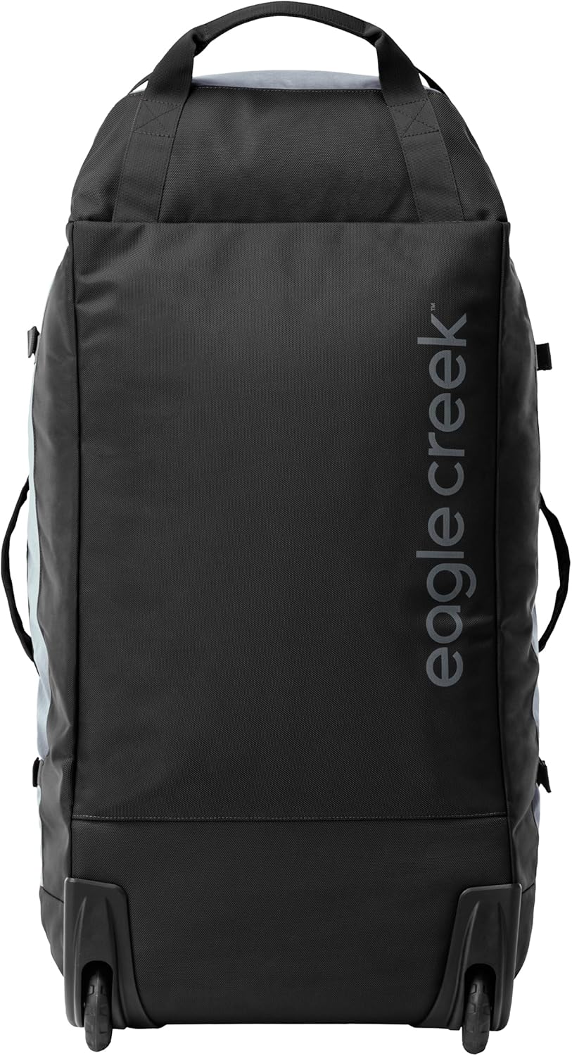 Eagle Creek Cargo Hauler Wheeled Duffel - Durable Duffel Bag for Travel - Easy Access Compartment - Deployable Backpack Straps - Lockable Zipper Opening - Charcoal - 130L