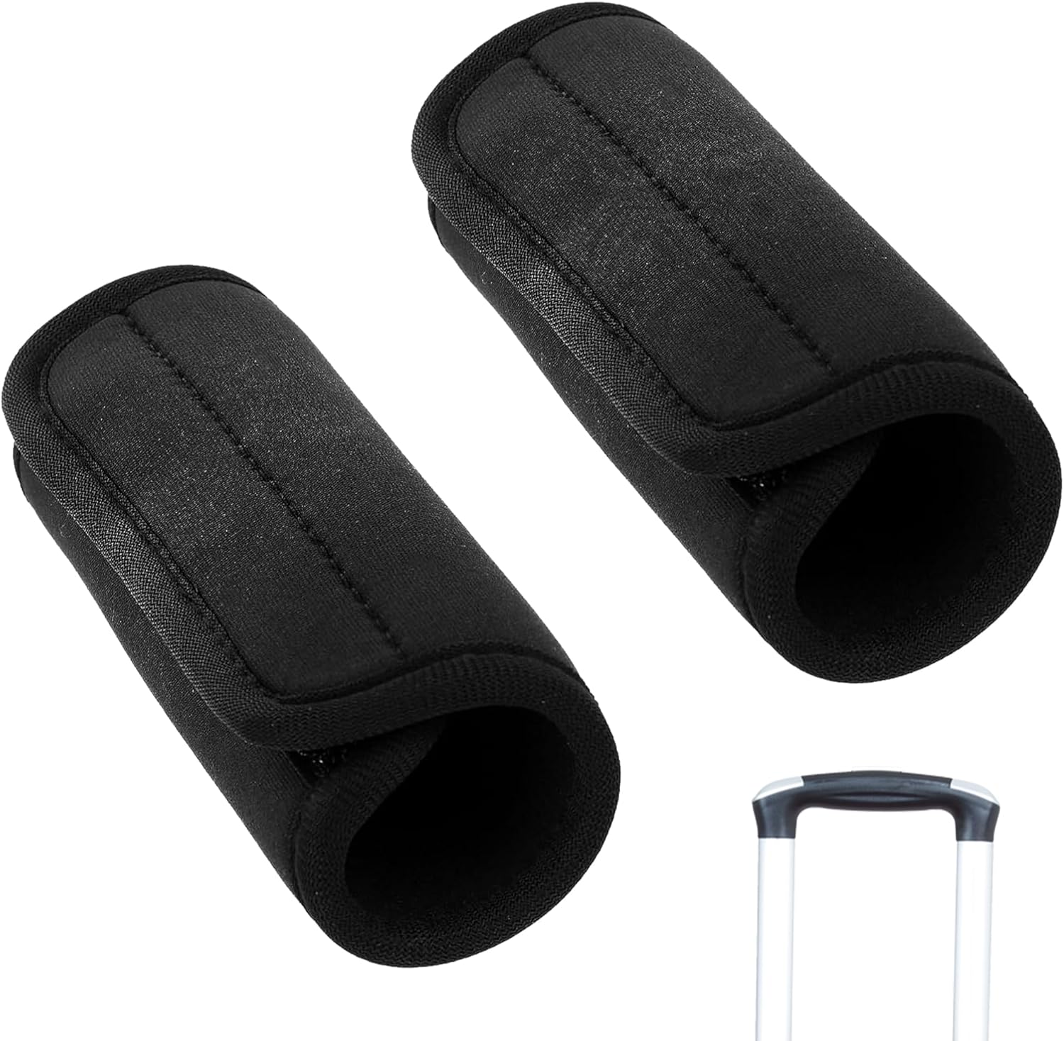 Luggage Handle Wraps – Premium Neoprene Handle Protectors for Suitcases, Bags & Carry On | Travel