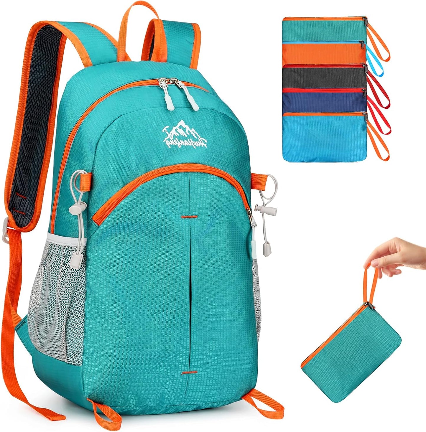 20L Small Hiking Backpack, Lightweight Foldable Daypack Water-resistant Travel Camping Packable Backpack