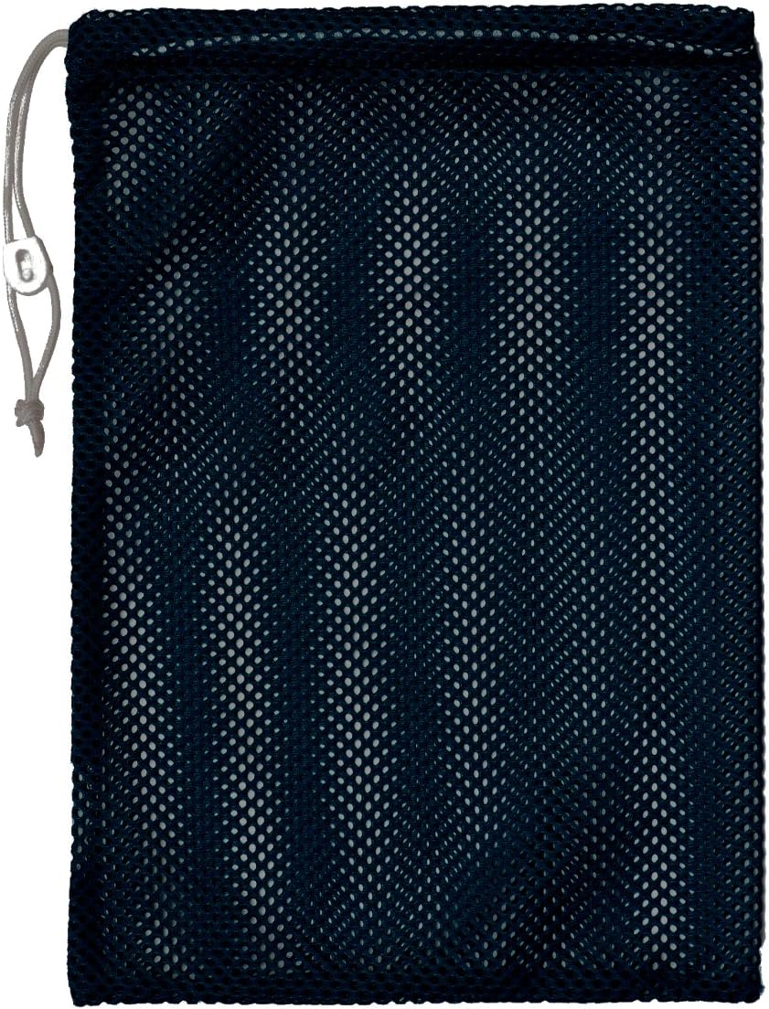 Champion Sports Mesh Equipment Bag – Heavy-Duty Nylon Drawstring Bag with Lock & ID Tag, Breathable