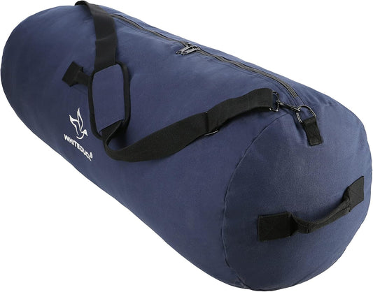 WHITEDUCK HOPLITE Heavy Duty Military Canvas Duffel Bag, Army Cargo Style, Foldable Tactical Outdoor Bag, Travel, Storage