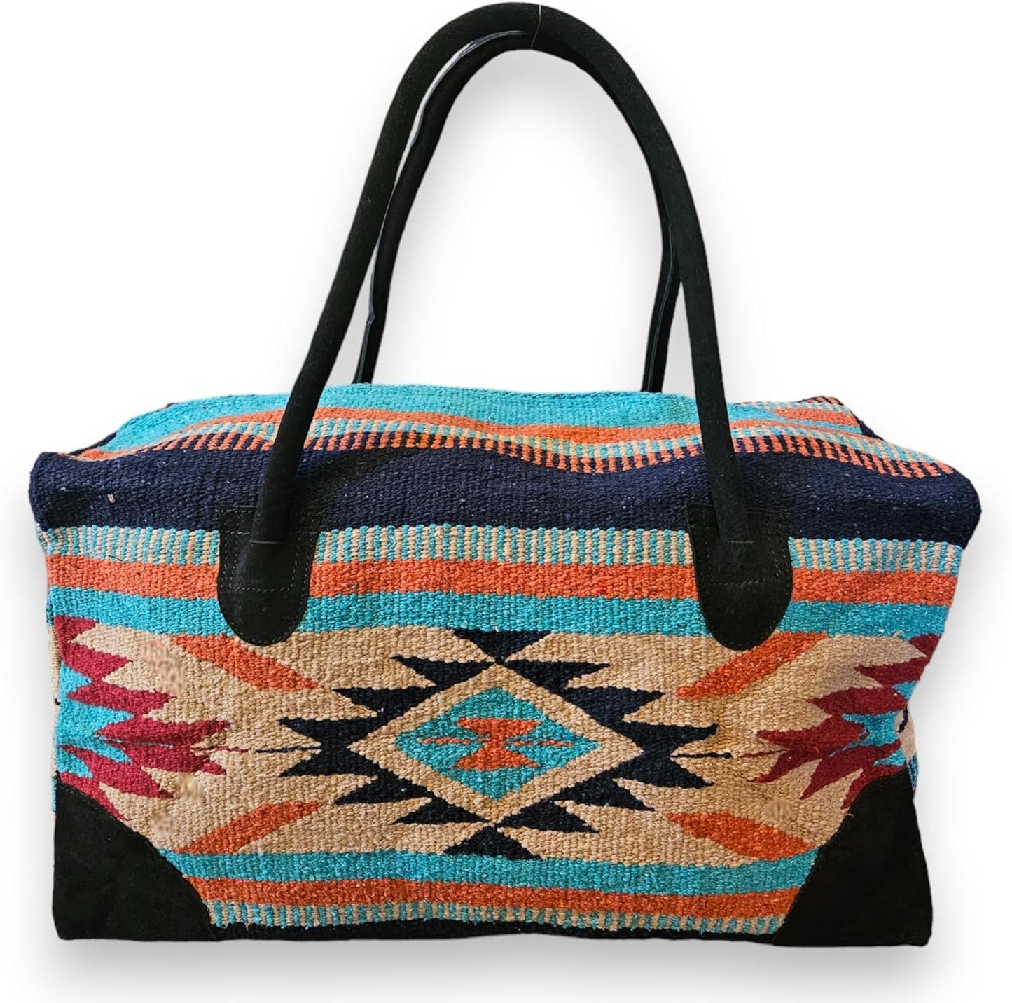 Southwestern Large Weekender Travel Bag Western Duffle Bag Boho Travel Bag