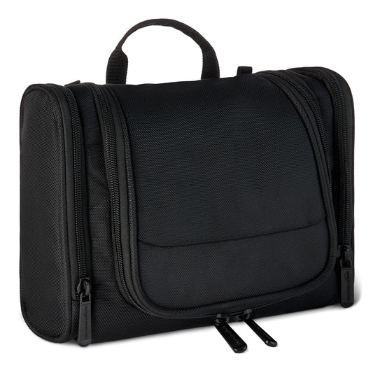 Amazon Essentials Spacious Toiletry Bag, Hanging Cosmetic Dopp Kit with Multiple Compartments