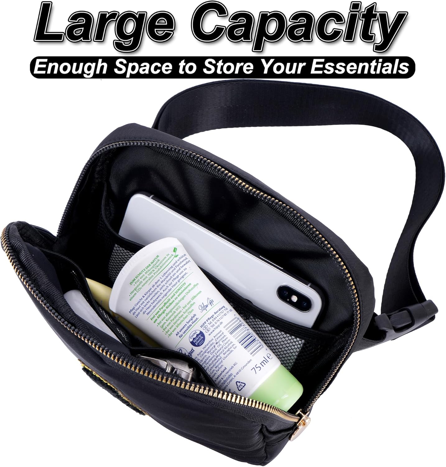 Personalized Belt Bag for Women Girls - Fashion Mini Waist Packs with Adjustable Strap - Trendy