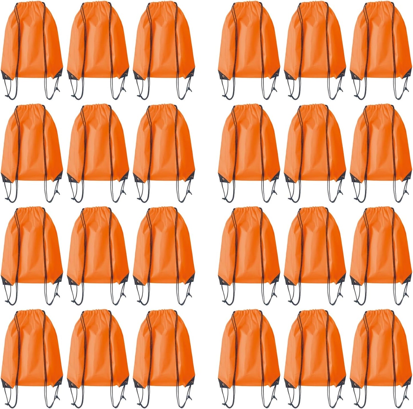 Drawstring Backpack Bulk 24Pcs Draw String Backpack Bags DIY Gym Sports Traveling Yoga Cinch Bag