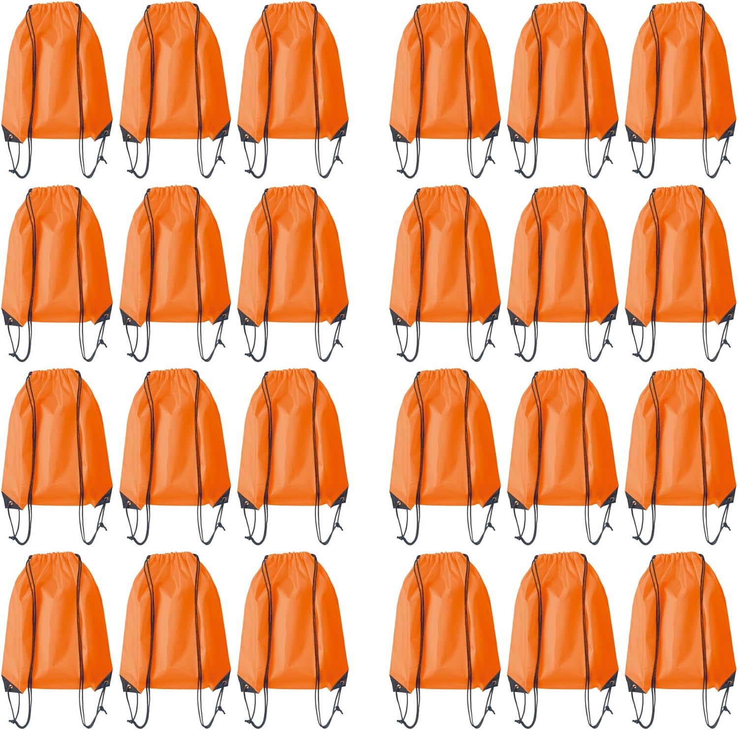 Drawstring Backpack Bulk 24Pcs Draw String Backpack Bags DIY Gym Sports Traveling Yoga Cinch Bag