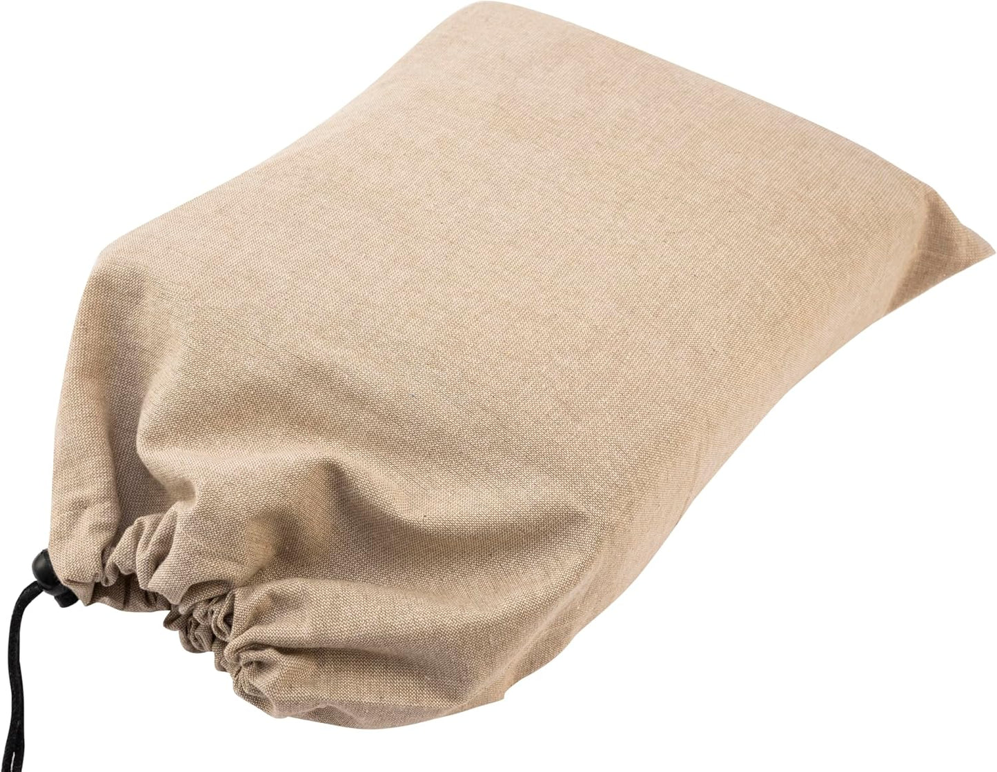 LFH Cotton Rich Shoe Storage Bags with Drawstring, Dustproof Breathable Reusable Organizer, Perfect For Travel, Dorm, Hotel, College, Gym, Easy to Carry Machine Washable 12"x17" (Pack of 2) - Chambray