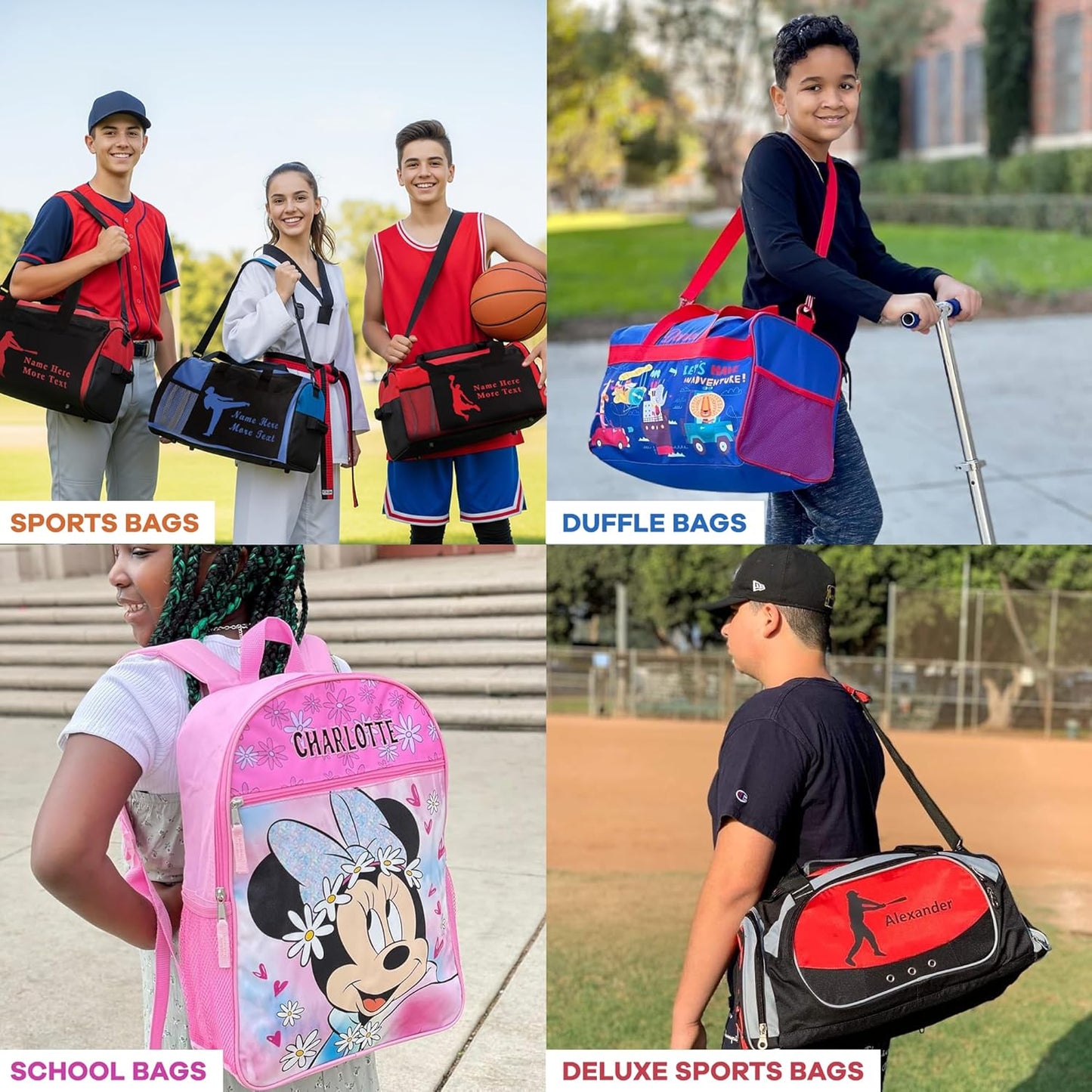 Personalized Licensed Kids Duffel Bag - LOL
