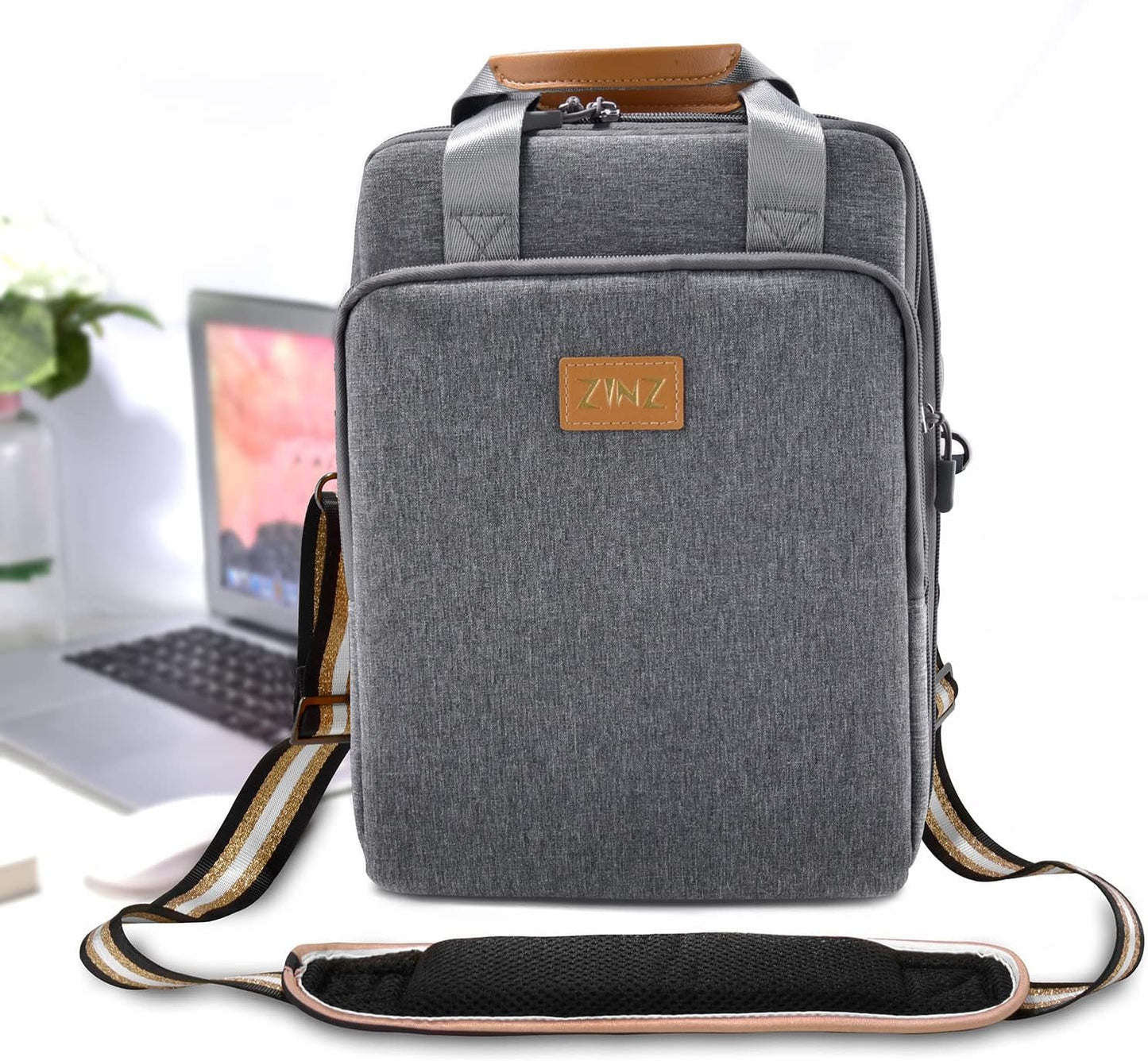 ZINZ Bag Shoulder Strap, Padded Adjustable Shoulder Strap Replacement
