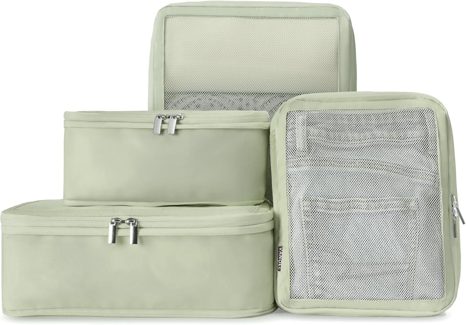 Vandel Space-Saving Compression Packing Cubes for Women, Men, Compressible Carry On Suit Case