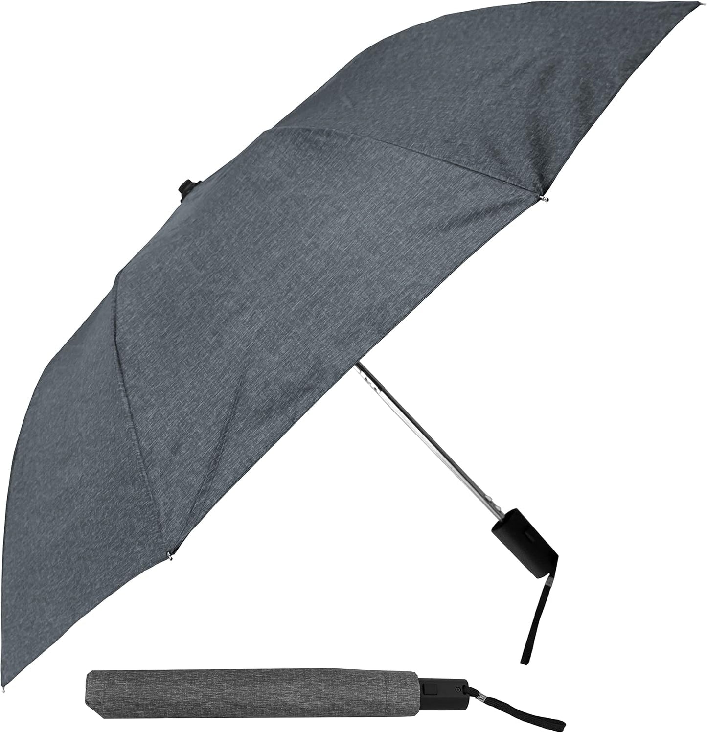 The Spectrum Popular Style 42" Automatic Open Compact Travel Umbrella for Rain, Wind & Sun, Sturdy Lightweight Small Portable Stick Umbrella for Men and Women