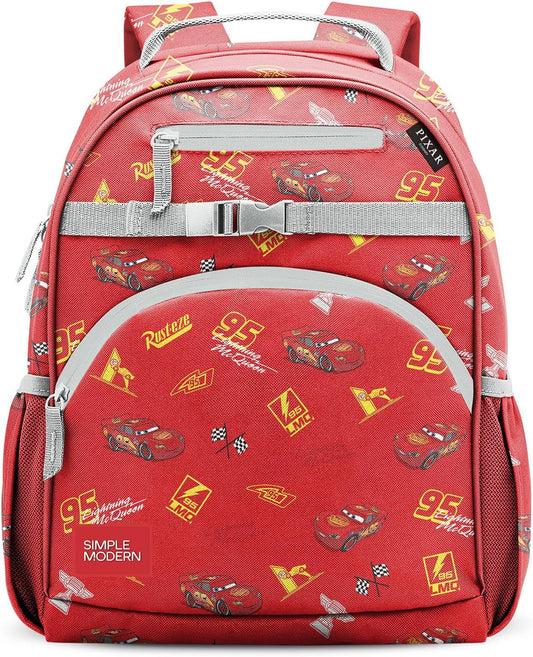 Simple Modern Medium Disney Toddler Backpack for School Girls and Boys | Kindergarten Elementary Kids Backpack | Fletcher Collection | Kids - 15" tall | Cars Lightning Speed