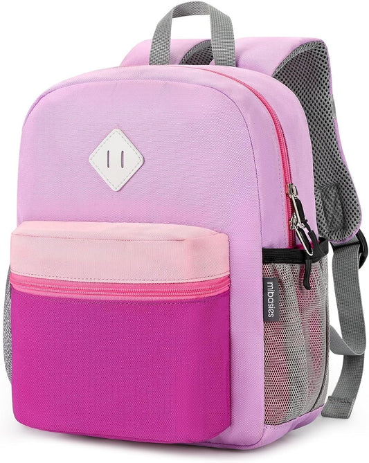 mibasies Toddler Backpack for Girls 2-4: Preschool Backpacks for Girls - Cute Kids Backpack