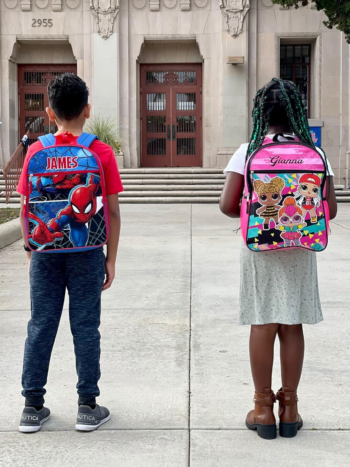 Personalized 16 Inch License School Backpack - Spider-Man