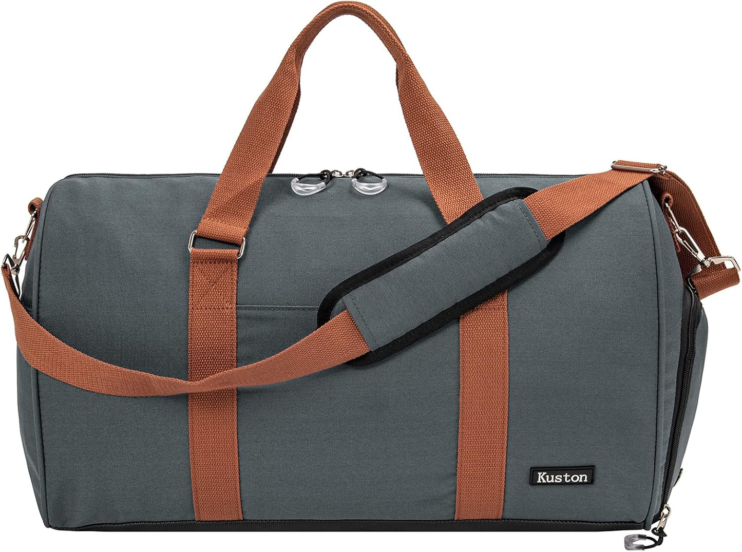 Kuston Sports Gym Bag with Shoe Compartment&Wet Pocket,Travel Duffel bag,Weekend Bag,Workout Bag