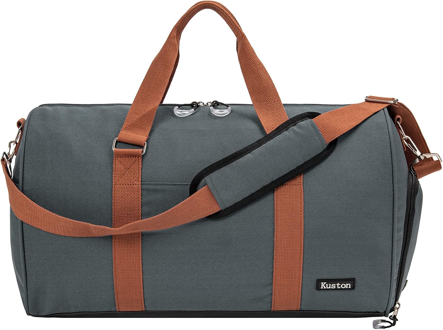 Kuston Sports Gym Bag with Shoe Compartment&Wet Pocket,Travel Duffel bag,Weekend Bag,Workout Bag