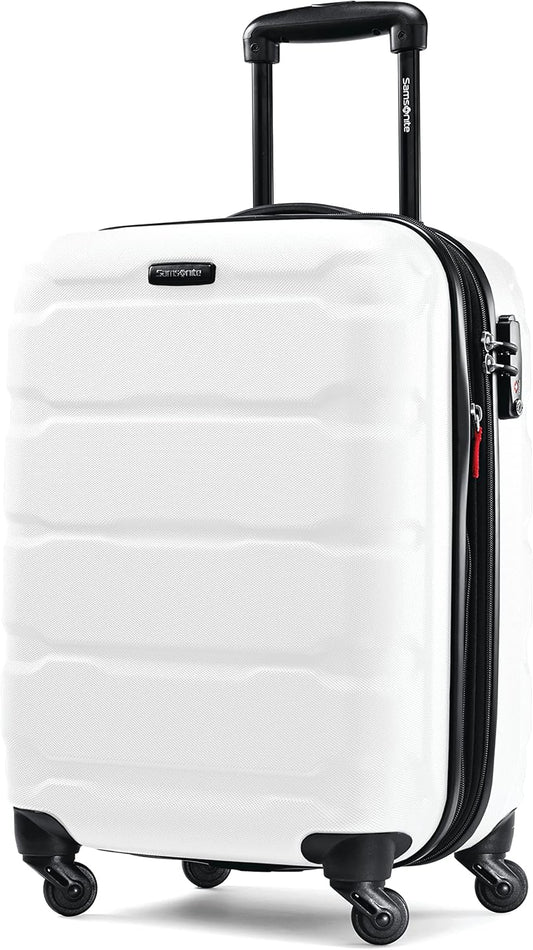 Samsonite Omni PC Hardside Expandable Luggage with Spinner Wheels, Carry-On 20-Inch, White