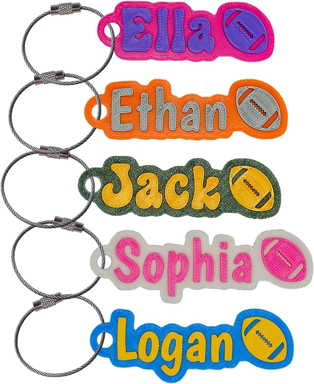 Custom Water Bottle and Bag Name Tag
