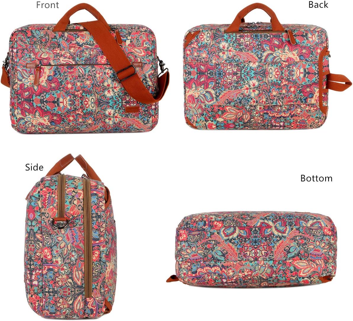 Baosha Large Convertible Backpack 17 Inch Laptop Bag Case Briefcase Travel Outdoor backpack for Women (HS)
