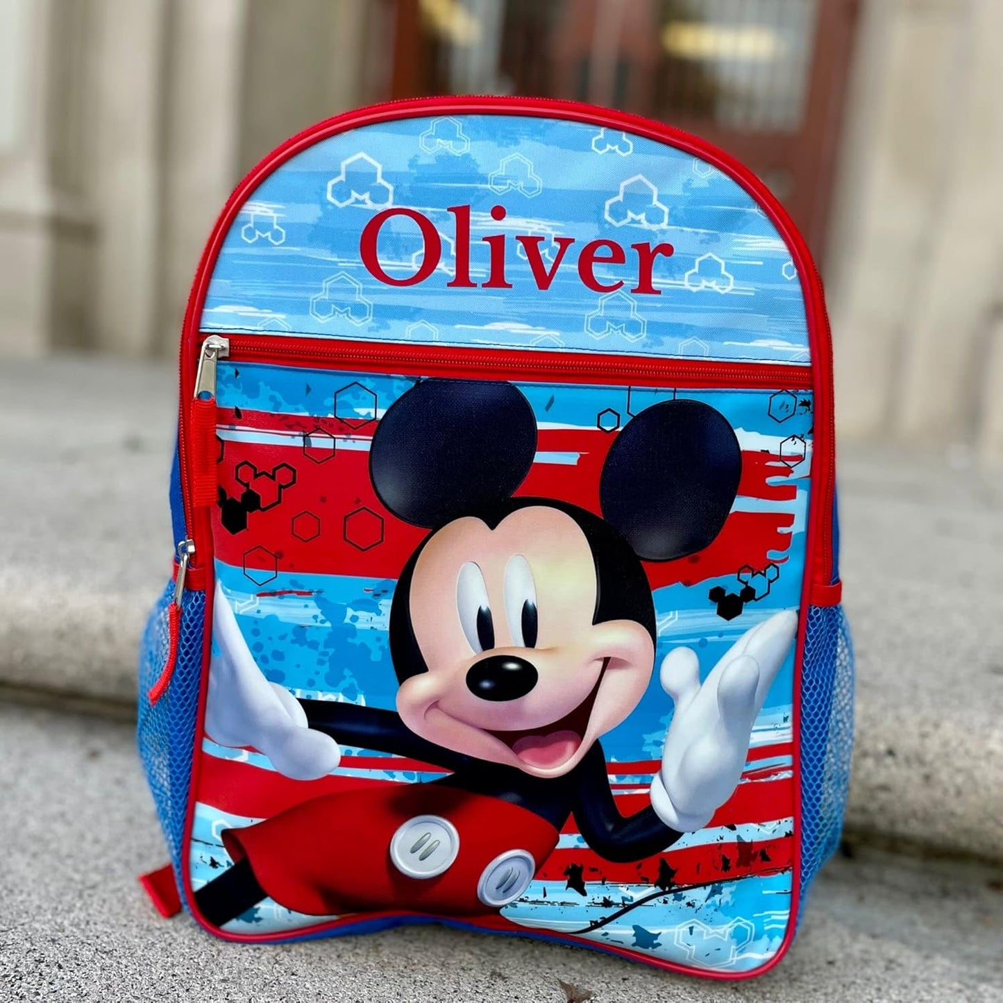 Personalized 16 Inch License School Backpack - Disney Mickey Mouse