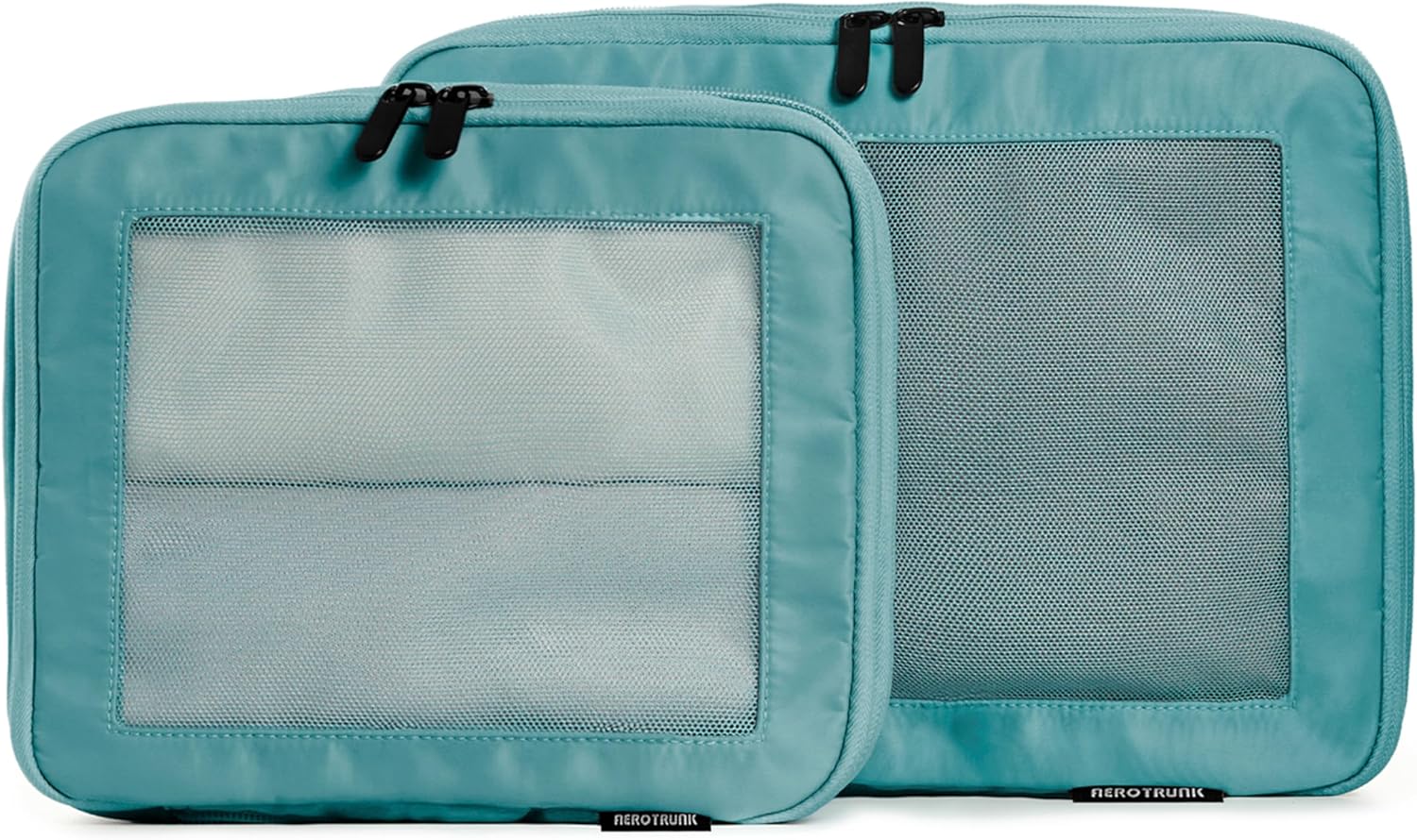Aerotrunk Compression Packing Cubes for Travel - Luggage Organizer Bags - Double Zipper Packing