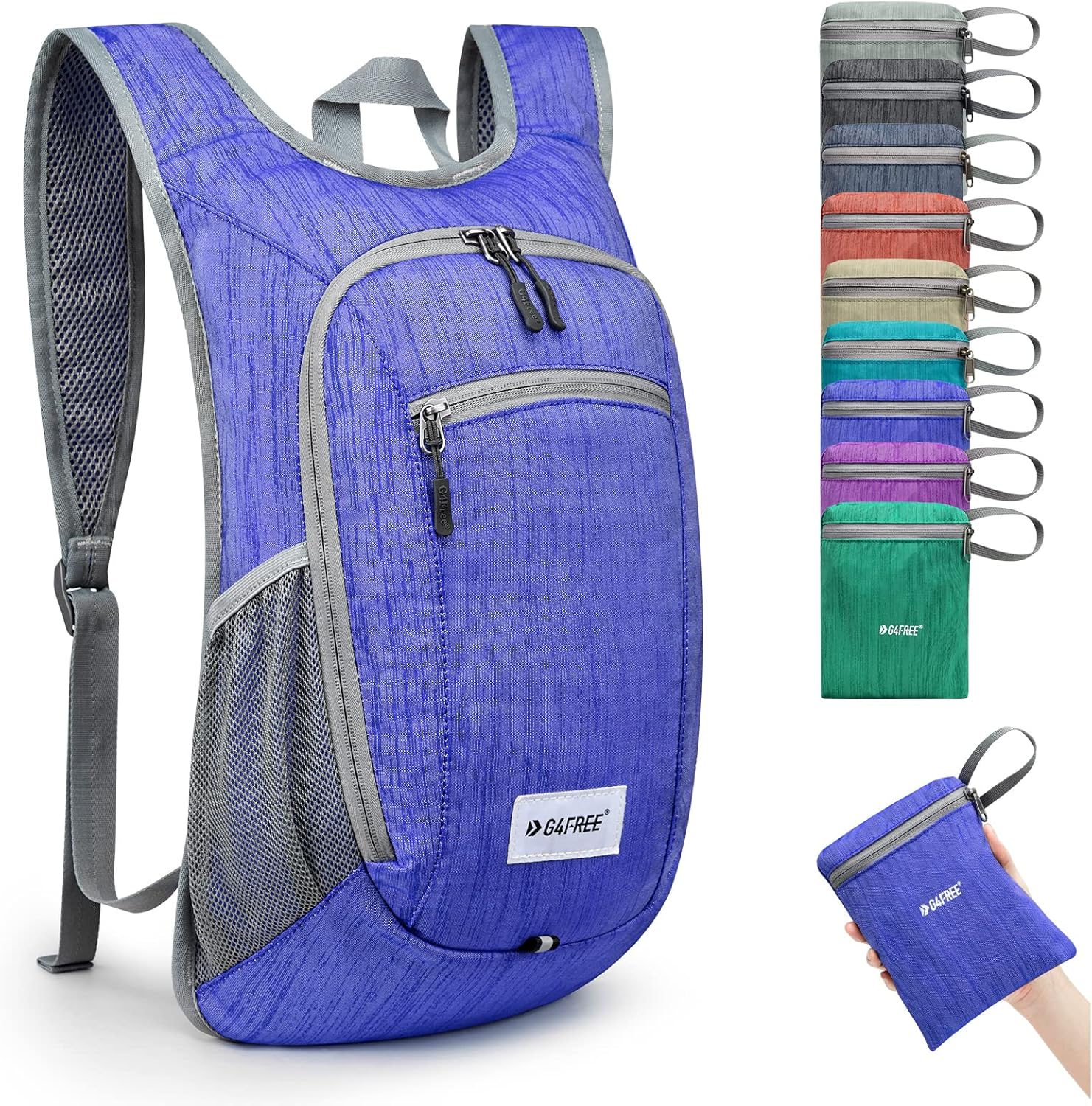 G4Free 10L/15L Hiking Backpack Lightweight Packable Hiking Daypack Small Travel Outdoor Foldable