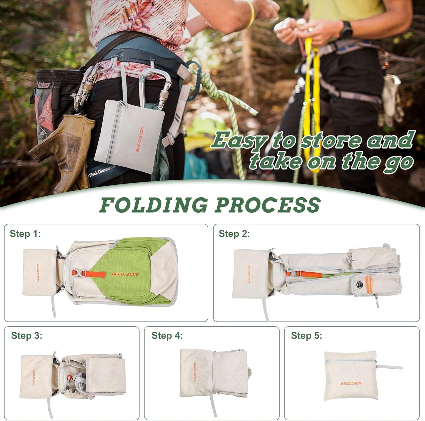 15L Small Hiking Backpack for Men Women Foldable Packable Back Pack Ultralight Hiking Daypack for