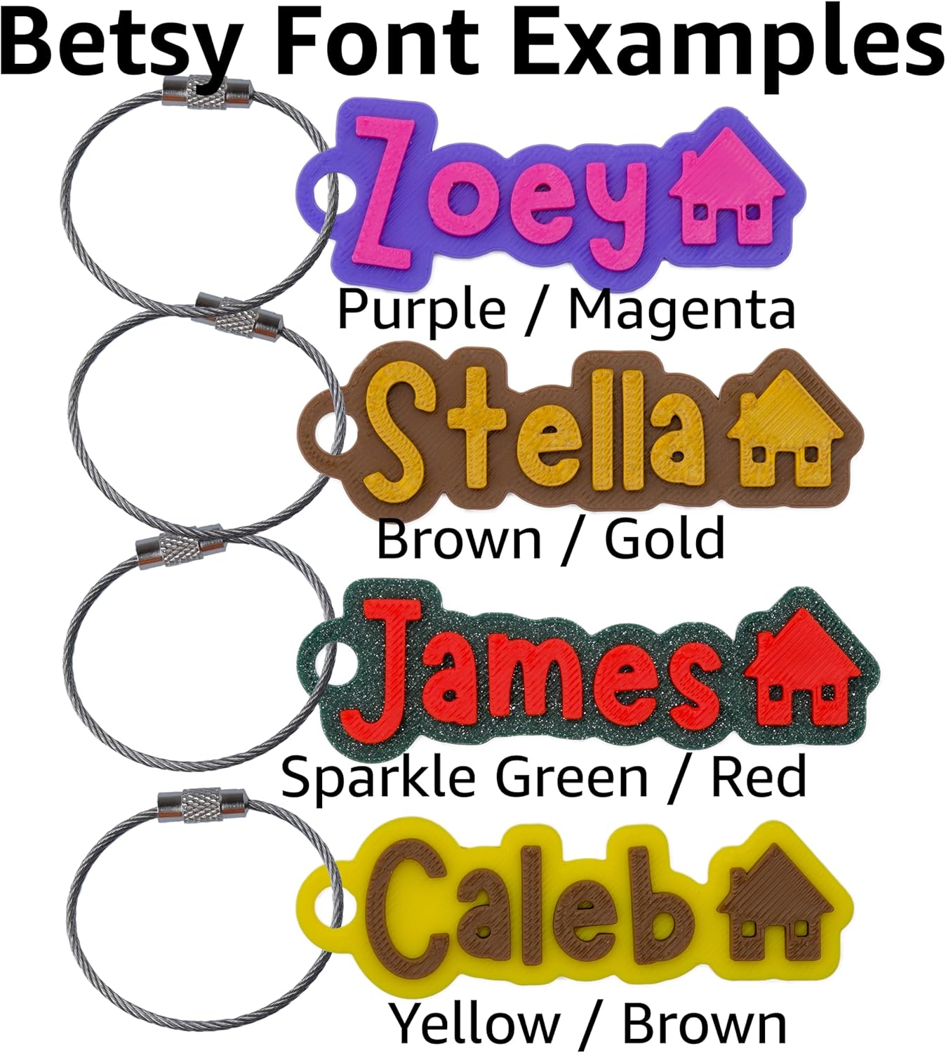 Custom Water Bottle and Bag Name Tag