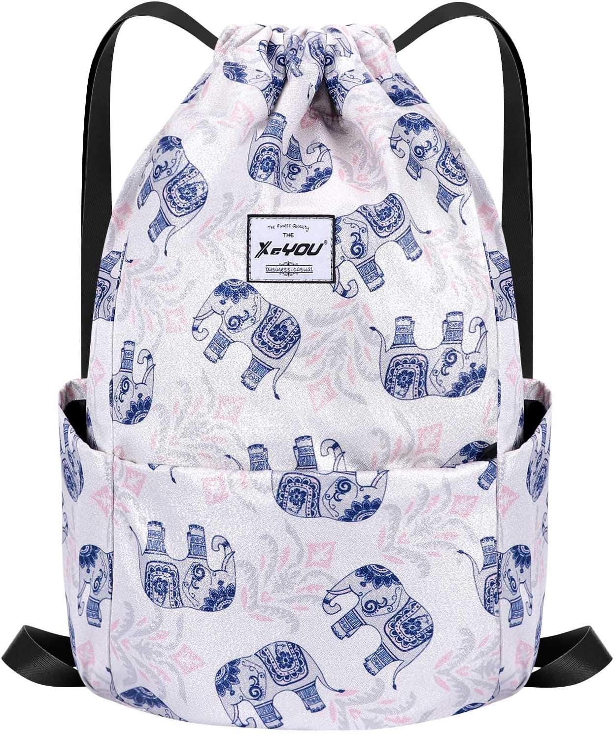 XEYOU Drawstring Sports Backpack Lightweight Gym Yoga Sackpack Shoulder Rucksack Casual Outdoor Daypack for Women and Men