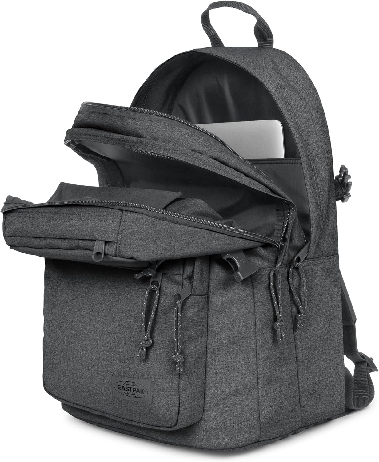 EASTPAK Double Pro – 32L Performance Backpack with 16" Laptop Sleeve, Dual Compartments, Security