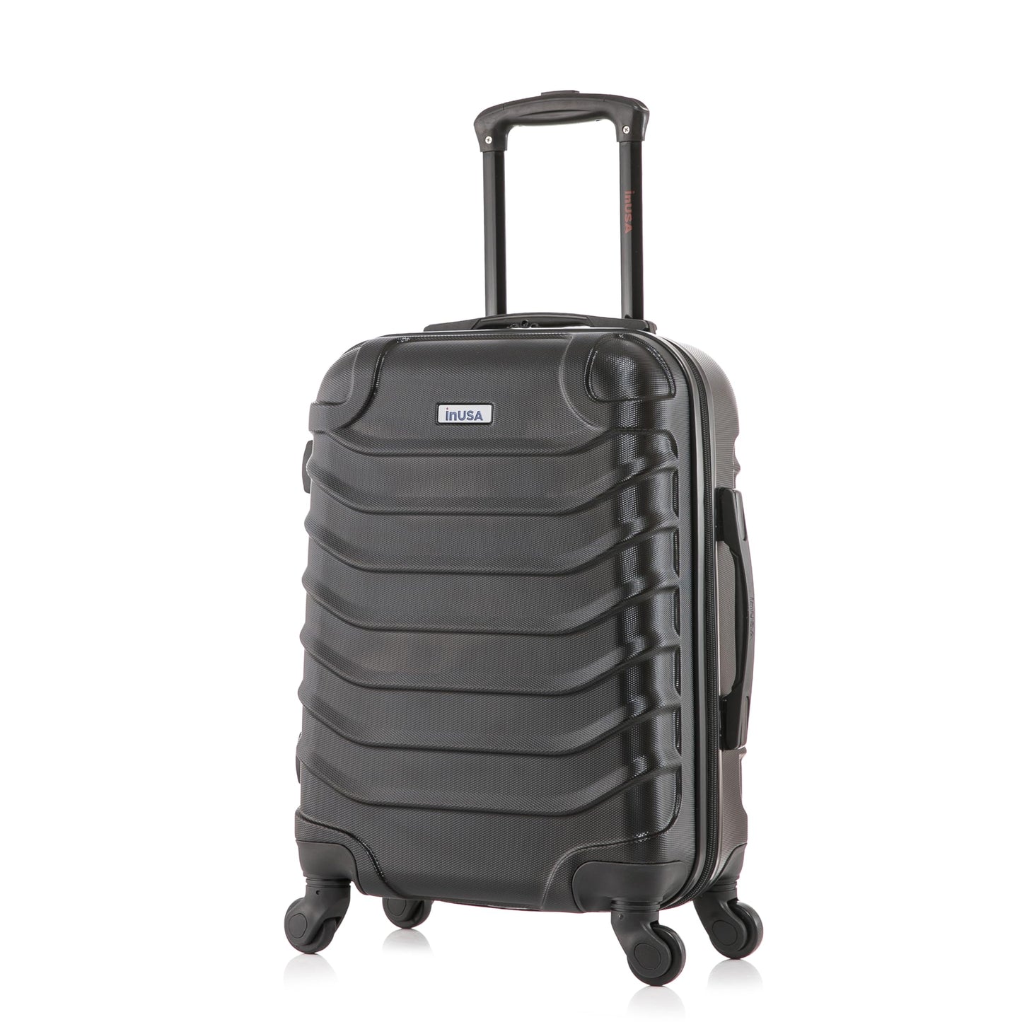 InUSA ENDURANCE 20-Inch Carry-On Hardside Spinner Luggage Lightweight Black