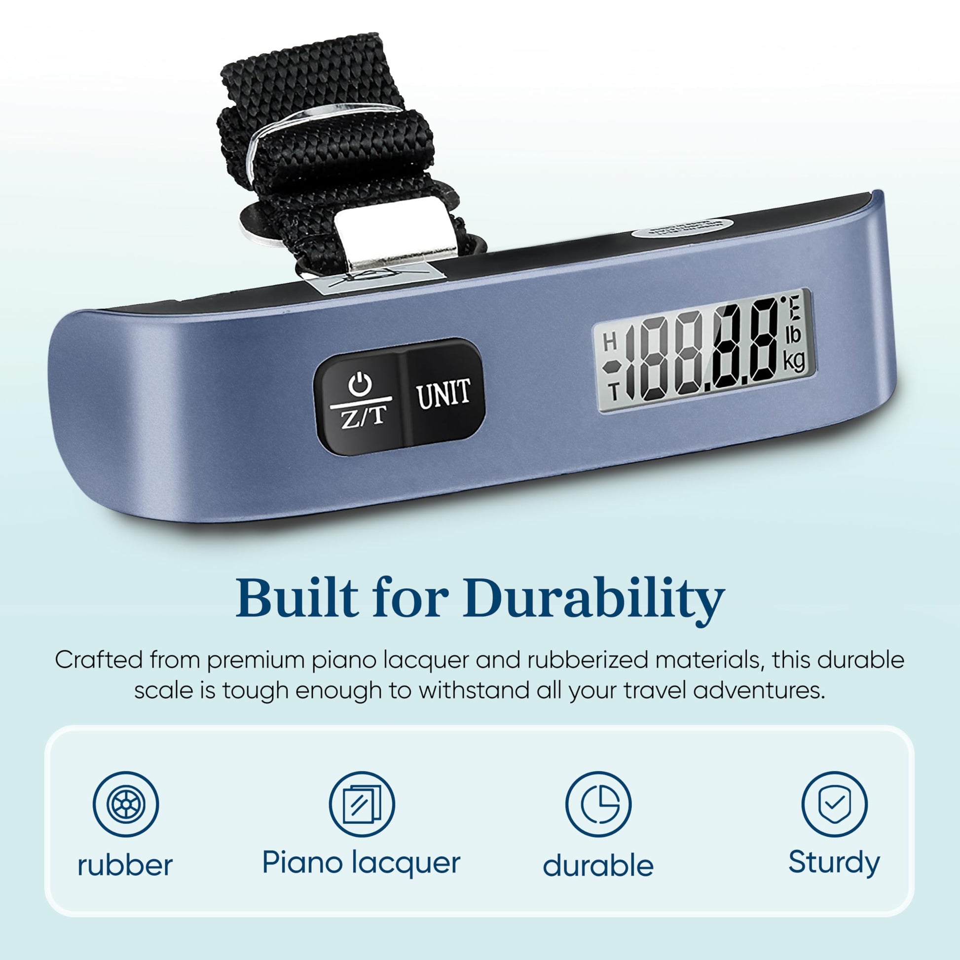 Etekcity Luggage Scale, Digital Suitcase Weight Scale for Travel, 110 lb