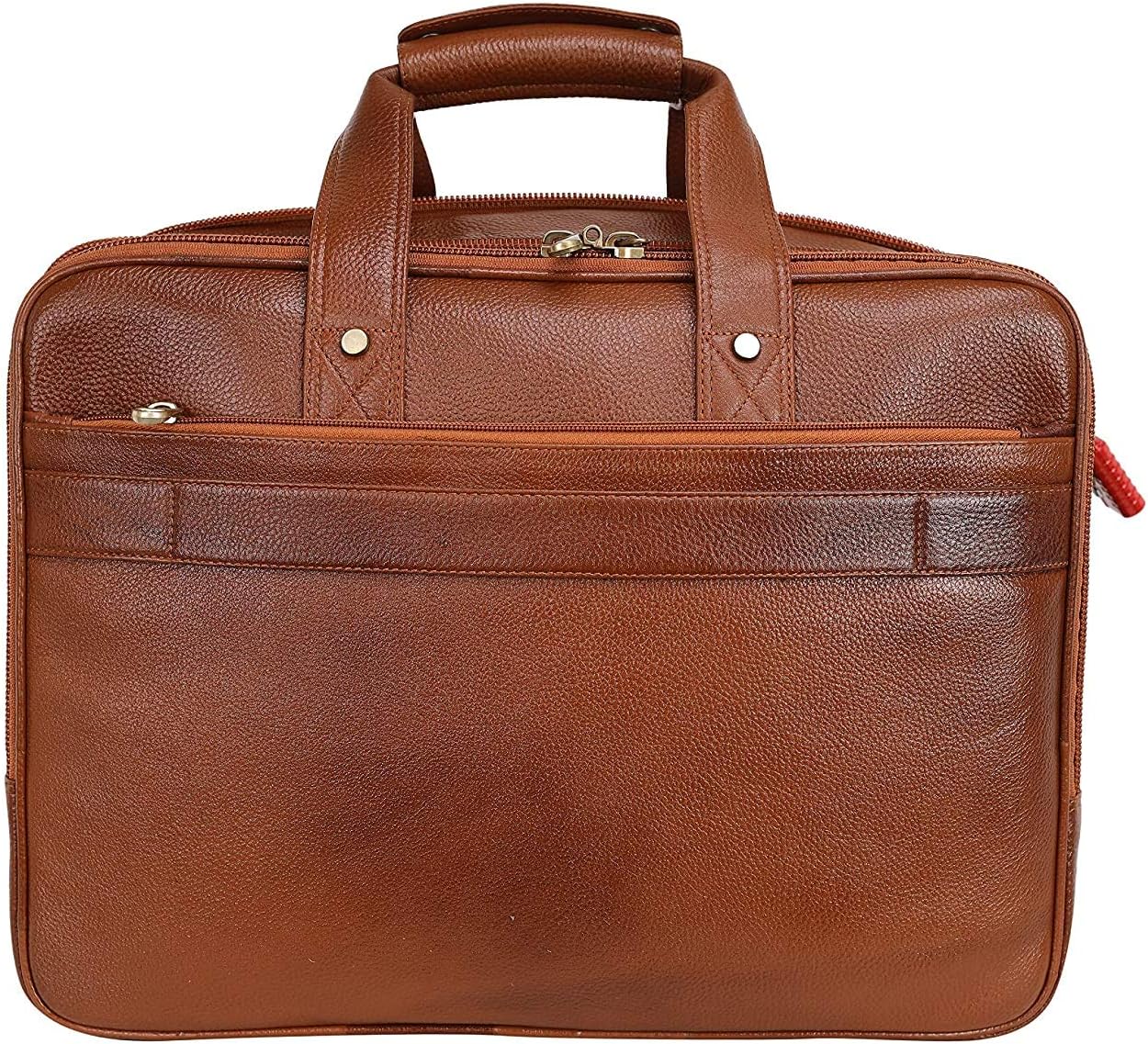 Full Grain Leather 16 Inch briefcases Laptop Messenger Bags for Men and Women Expandable Business Bag Leather Satchel Bags