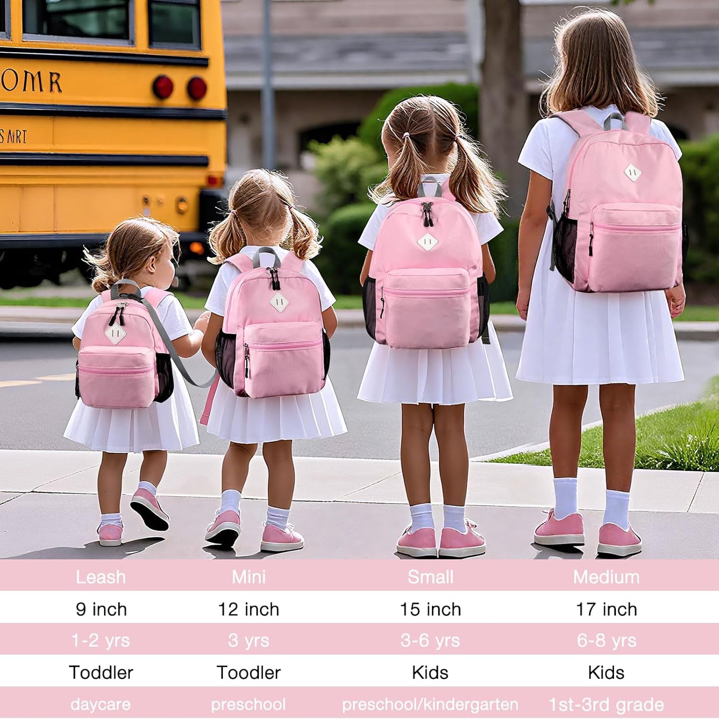 STEAMEDBUN Girls Backpack for Girls 5-9,Kids Backpack for Elementary School Bag