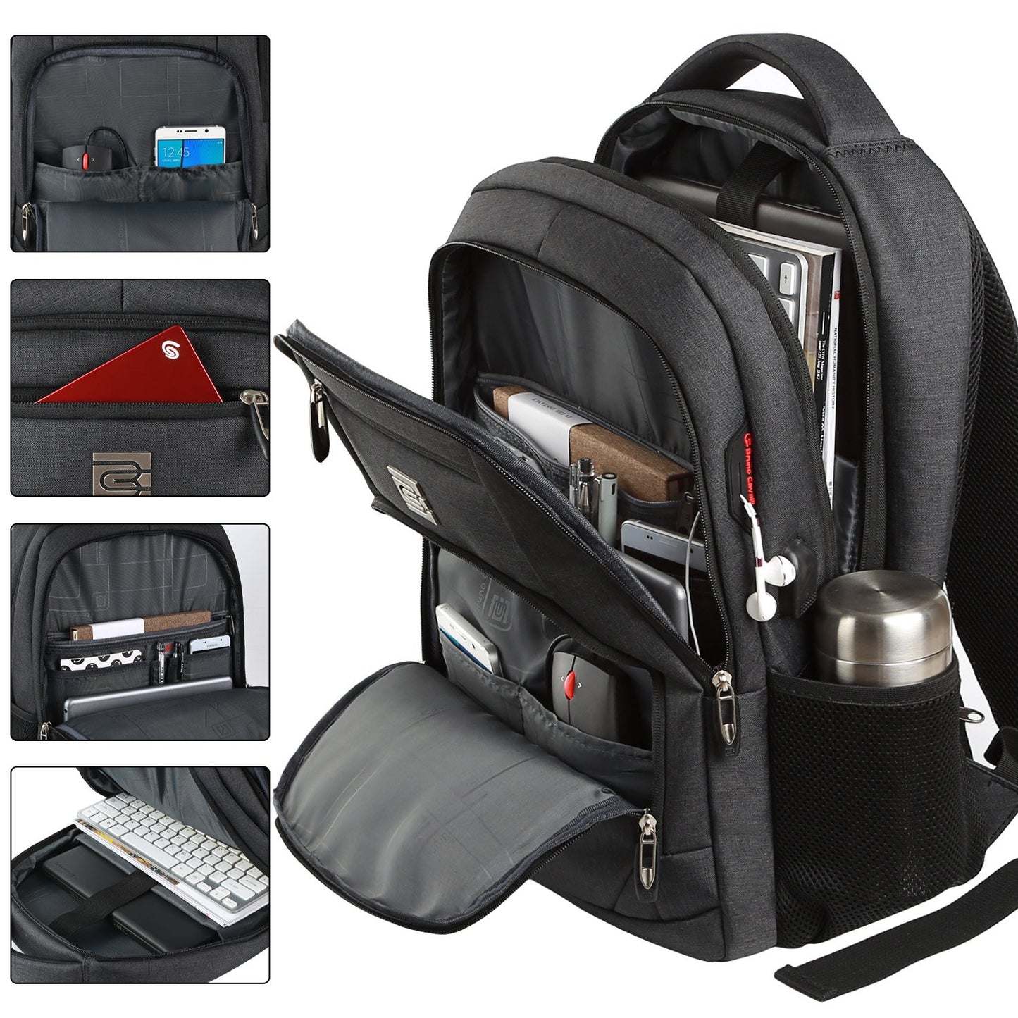 Volher Laptop Backpack,Business Travel Anti Theft Slim College Backpack