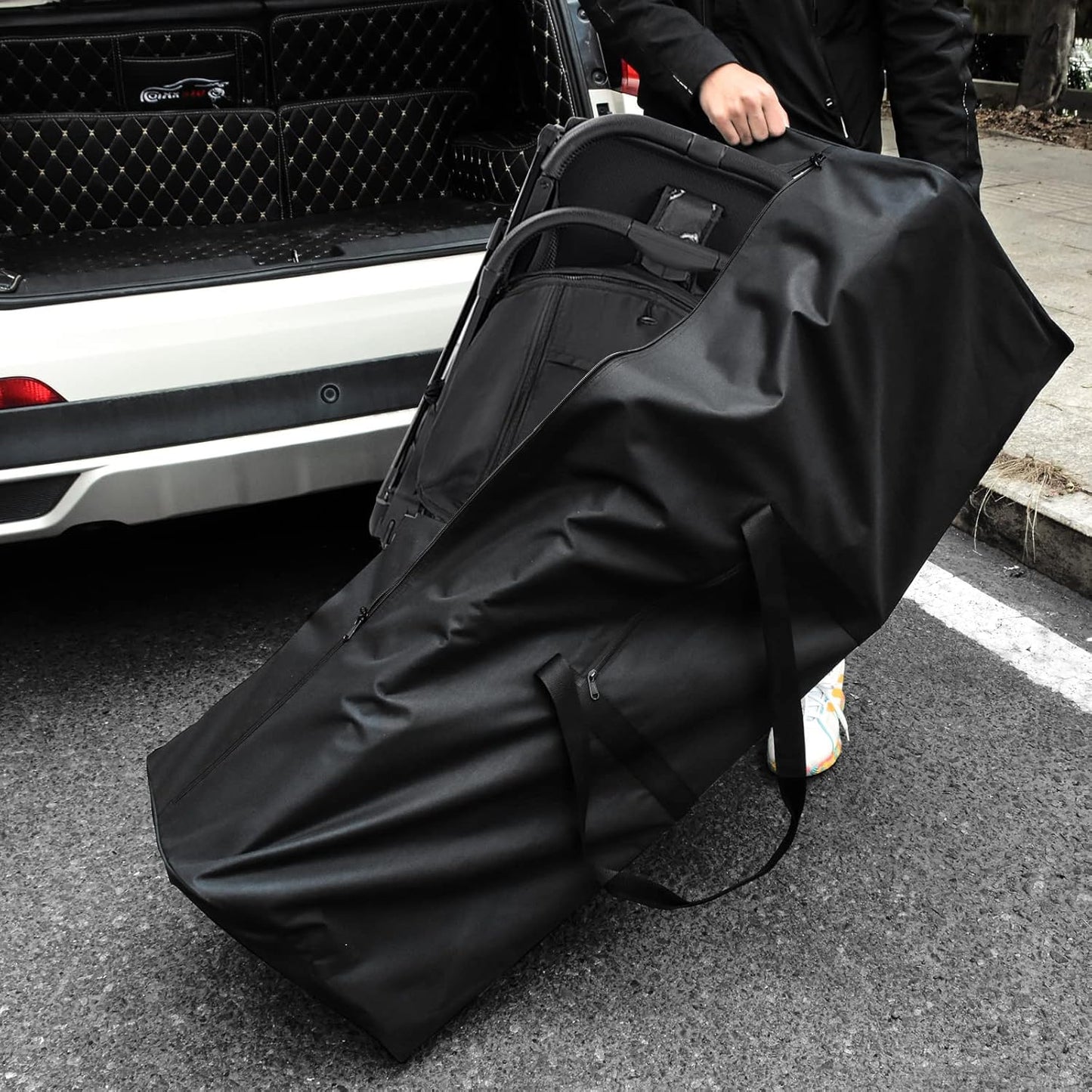 Urbanstand 46 Inch Travel Duffle Bag Extra Large Sport Equipment Duffel Bags with 2-way Lockable Zippers