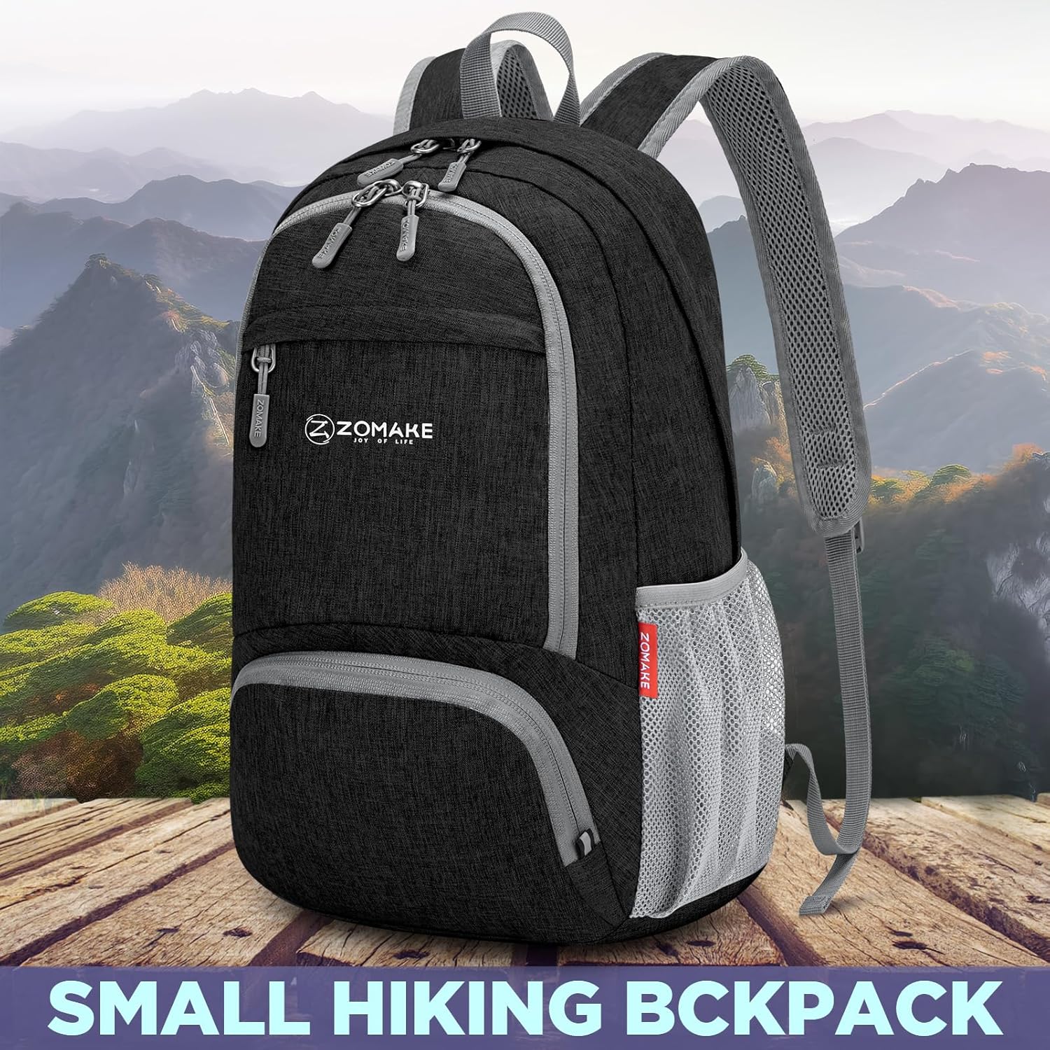 ZOMAKE Ultra Lightweight Packable Backpack 20L,Small Foldable Backpacks Hiking Water Resistant